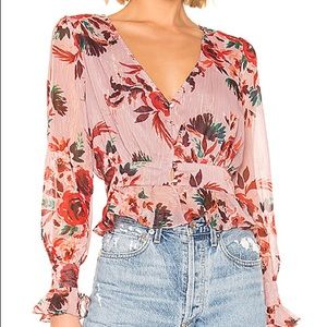 NWT Lovers + Friends Nate Blouse